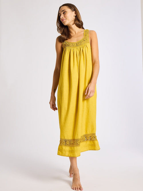 Adelia Dress in Marigold
