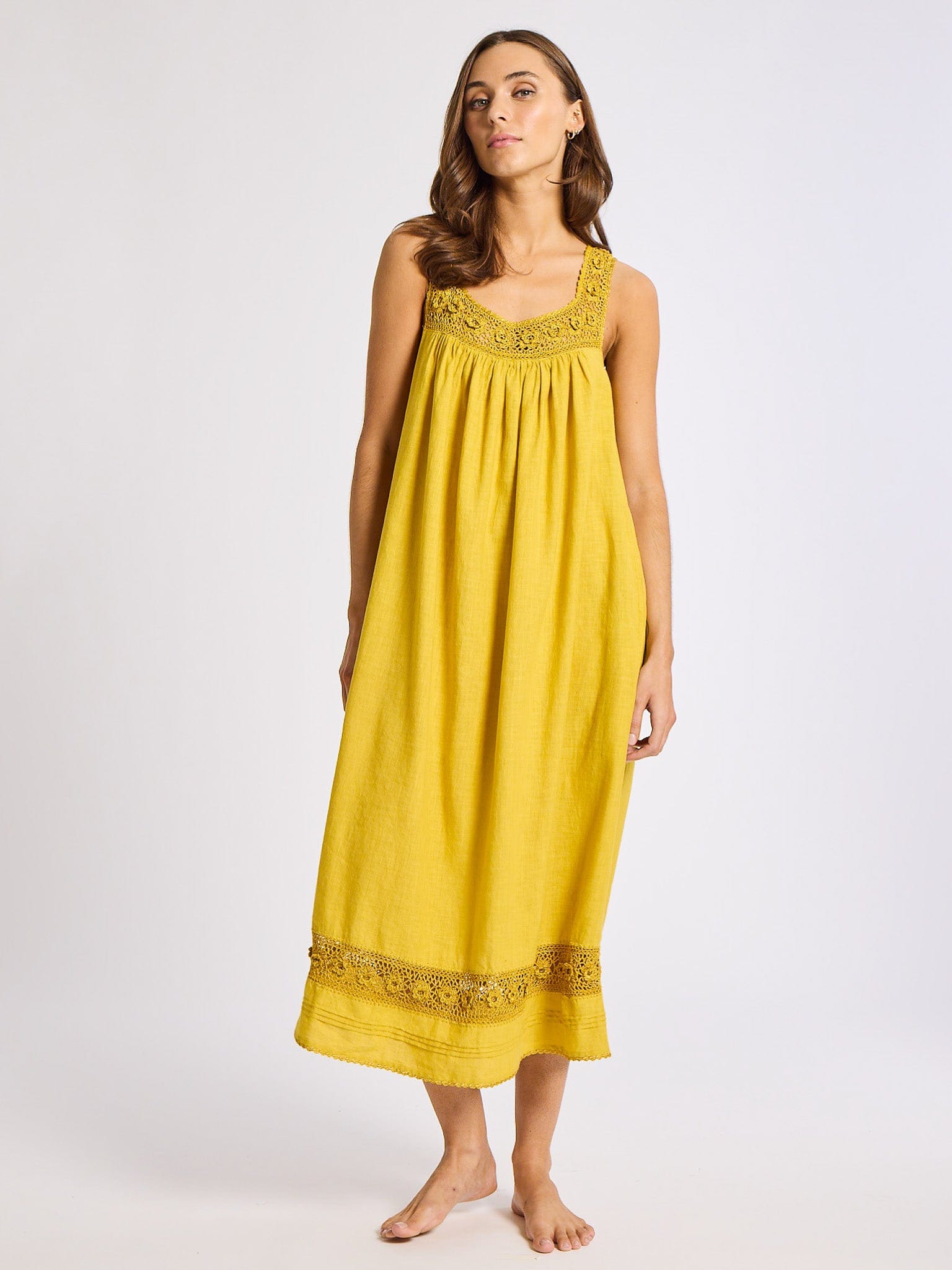 Adelia Dress in Marigold