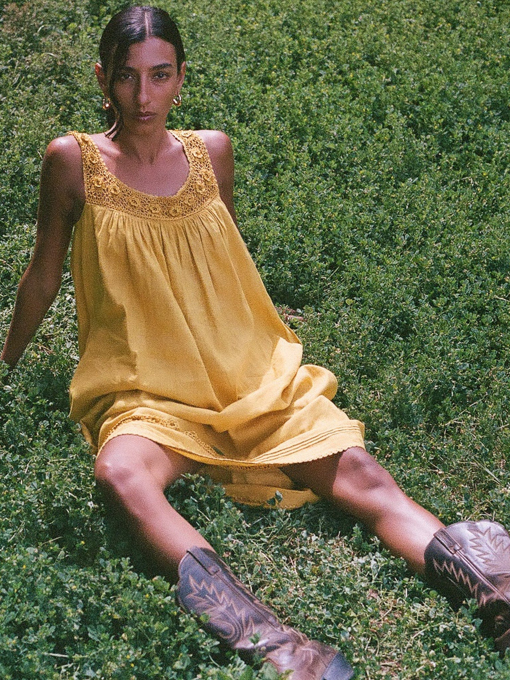 Adelia Dress in Marigold