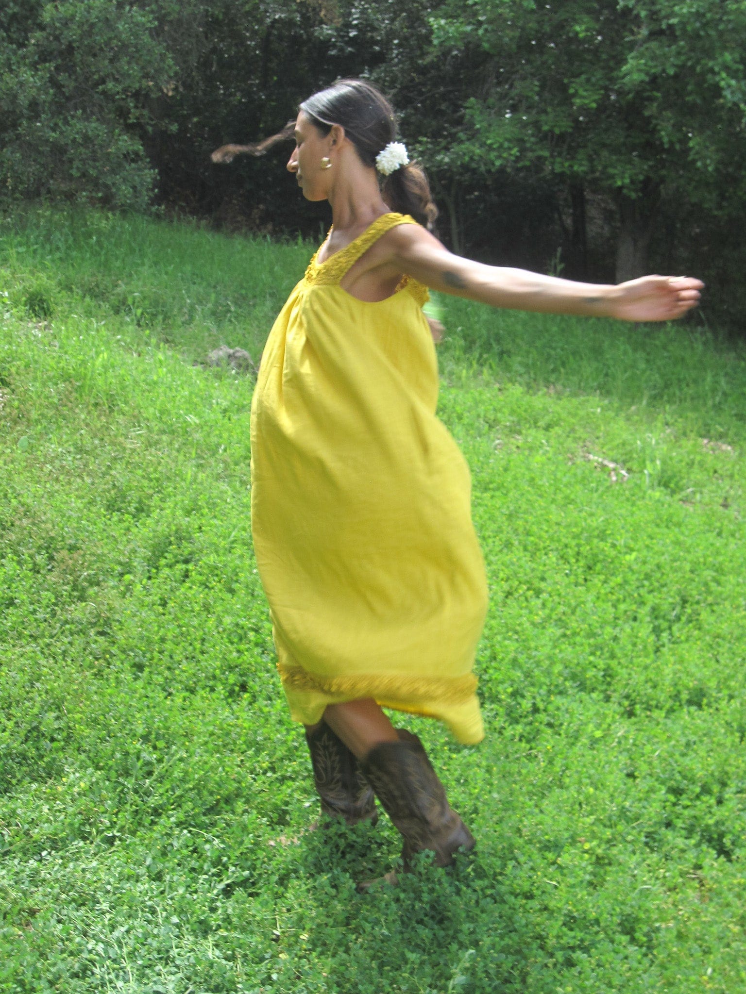 Adelia Dress in Marigold