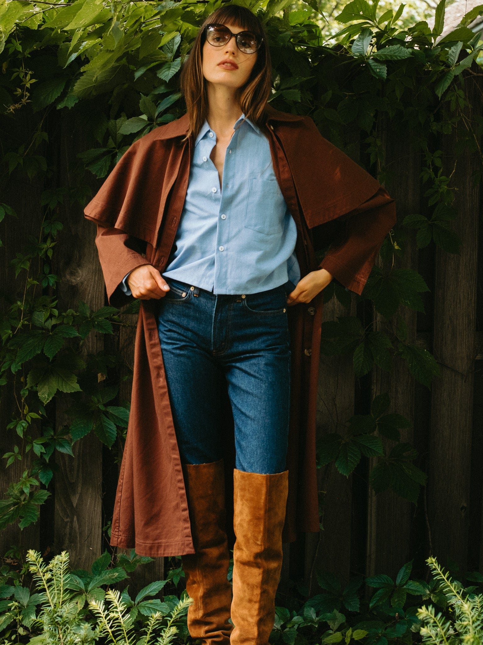 Alina Coat in Chocolate