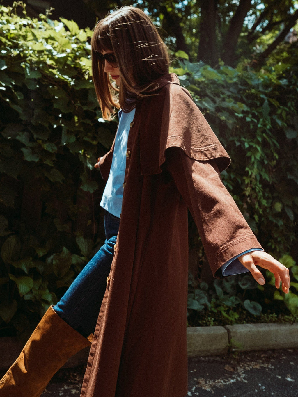Alina Coat in Chocolate