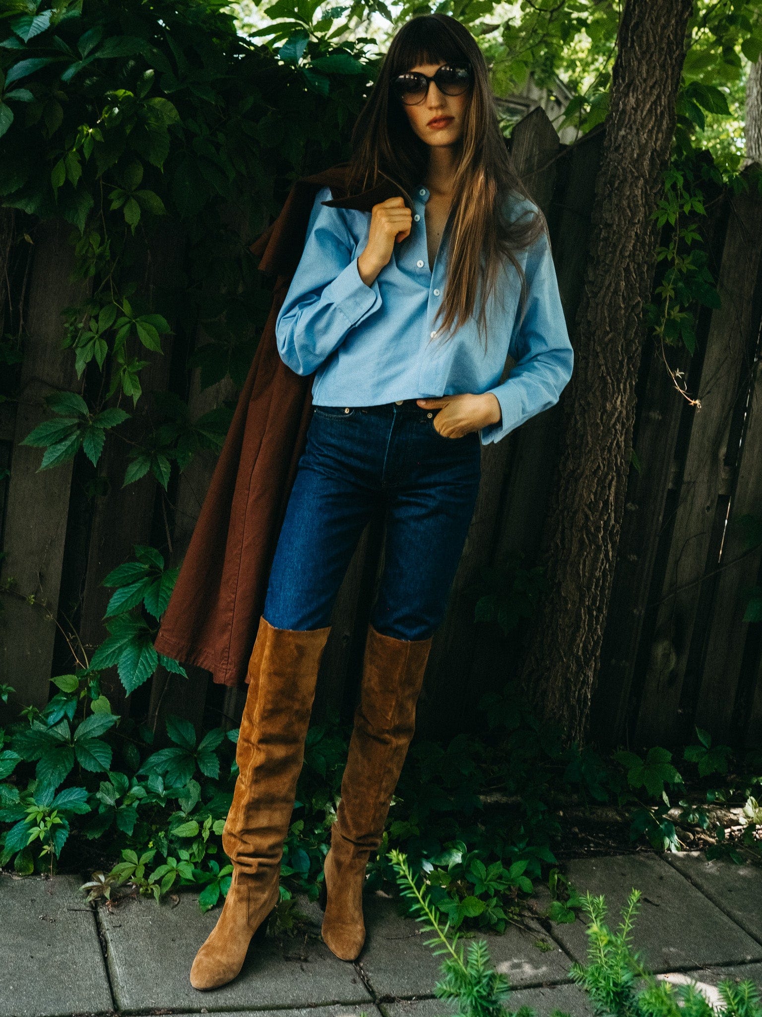 Alina Coat in Chocolate