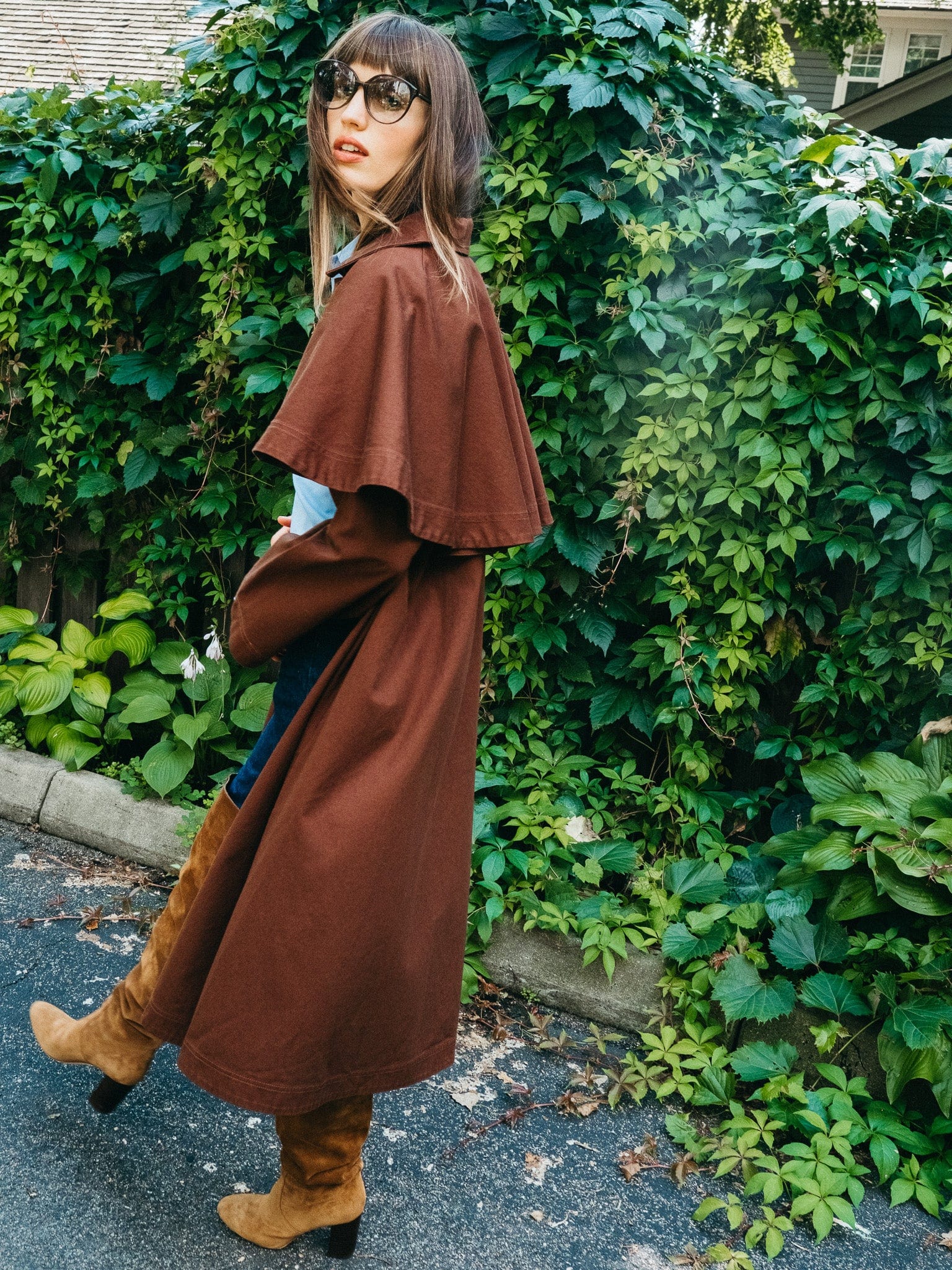 Alina Coat in Chocolate