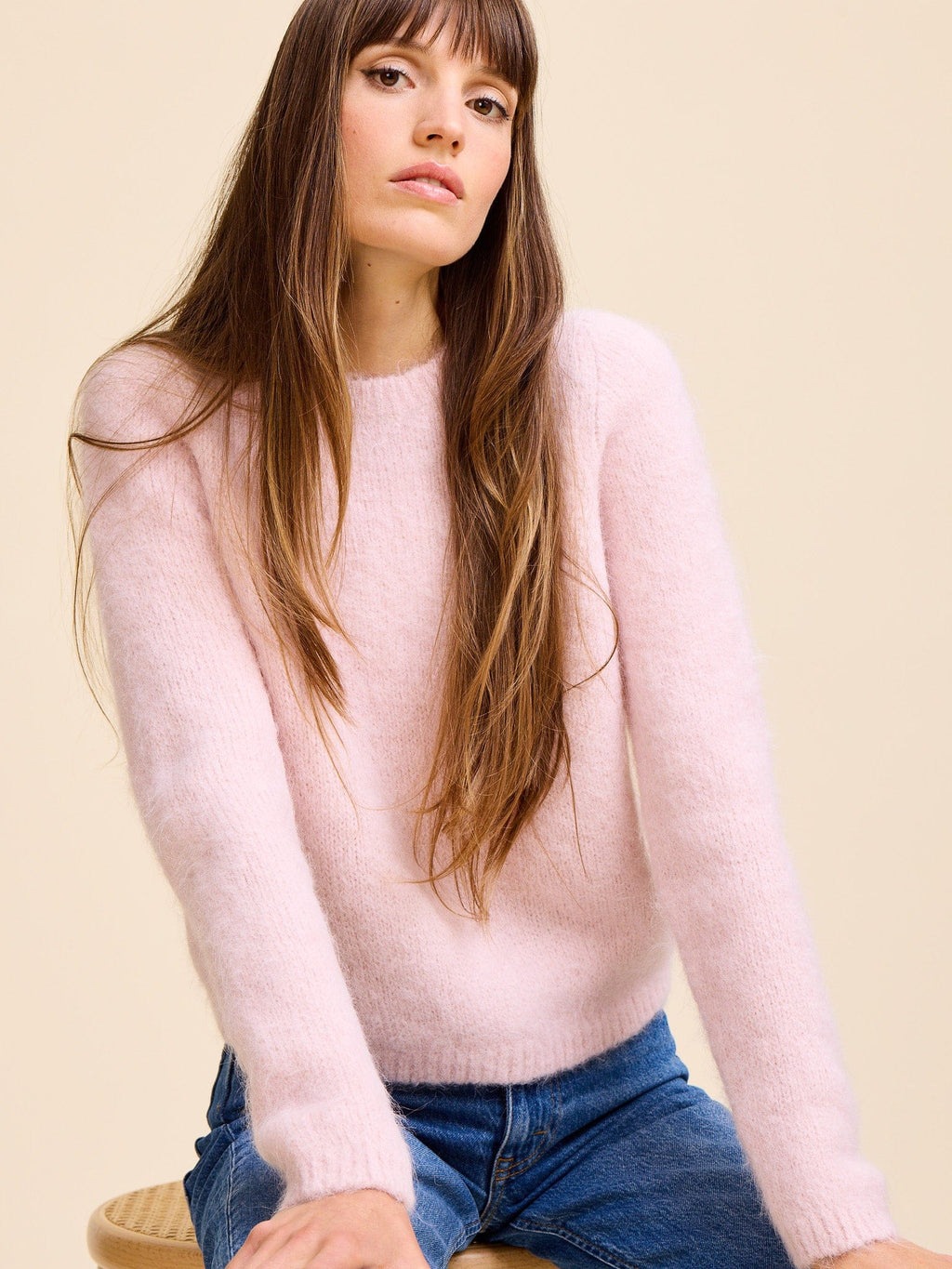 Aline Pullover in Rosewater