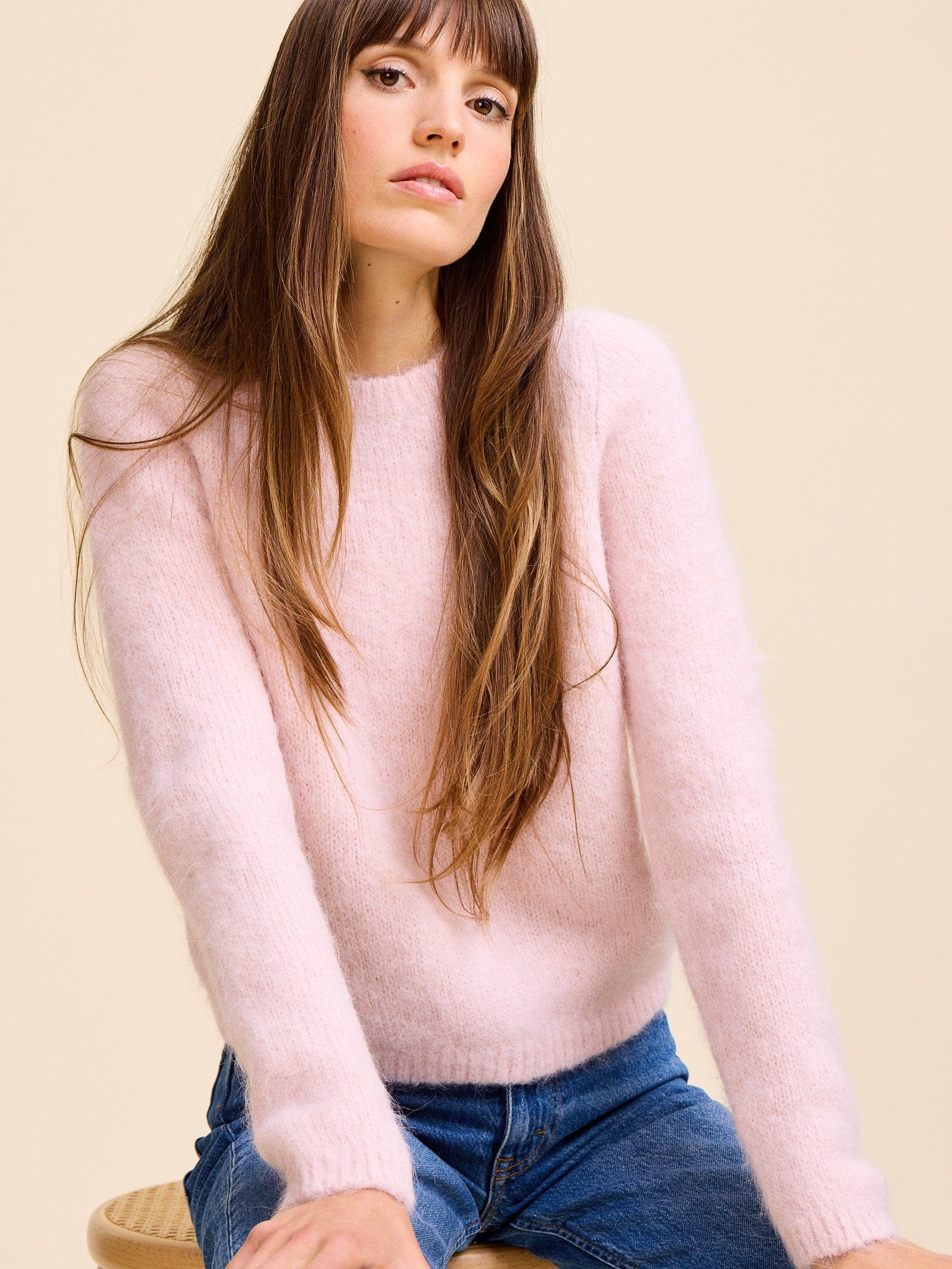 Aline Pullover in Rosewater