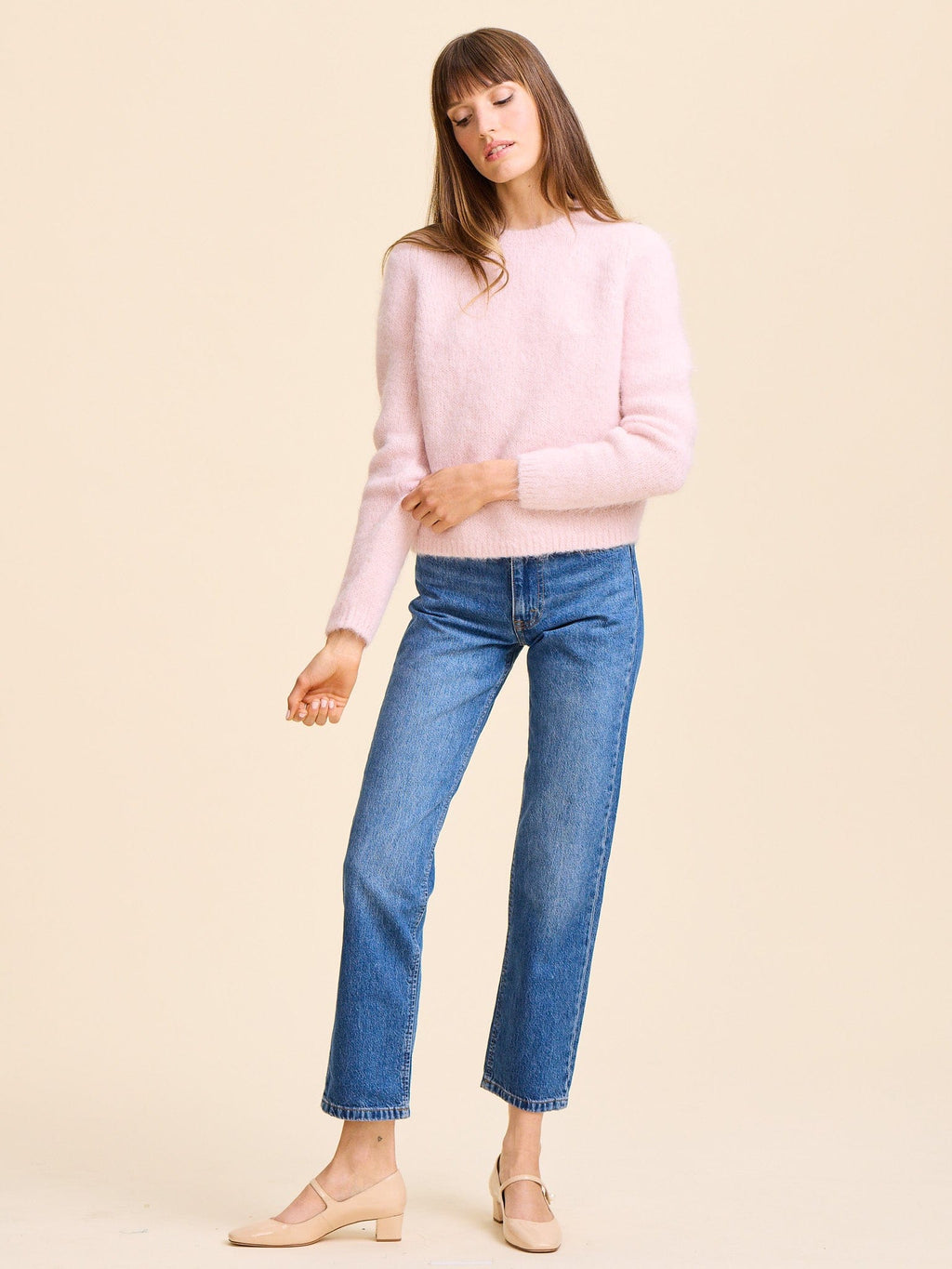 Aline Pullover in Rosewater