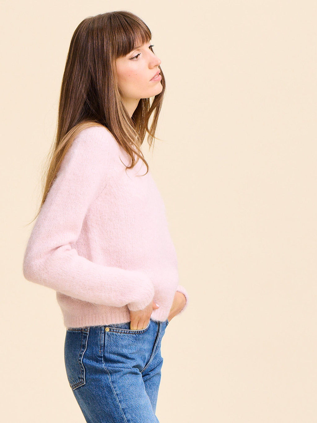 Aline Pullover in Rosewater