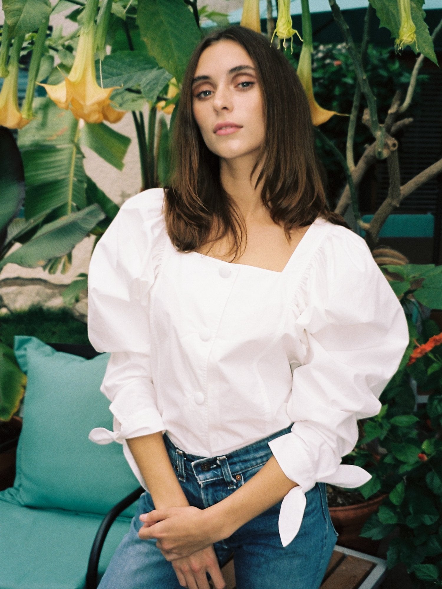 Alma Top in White