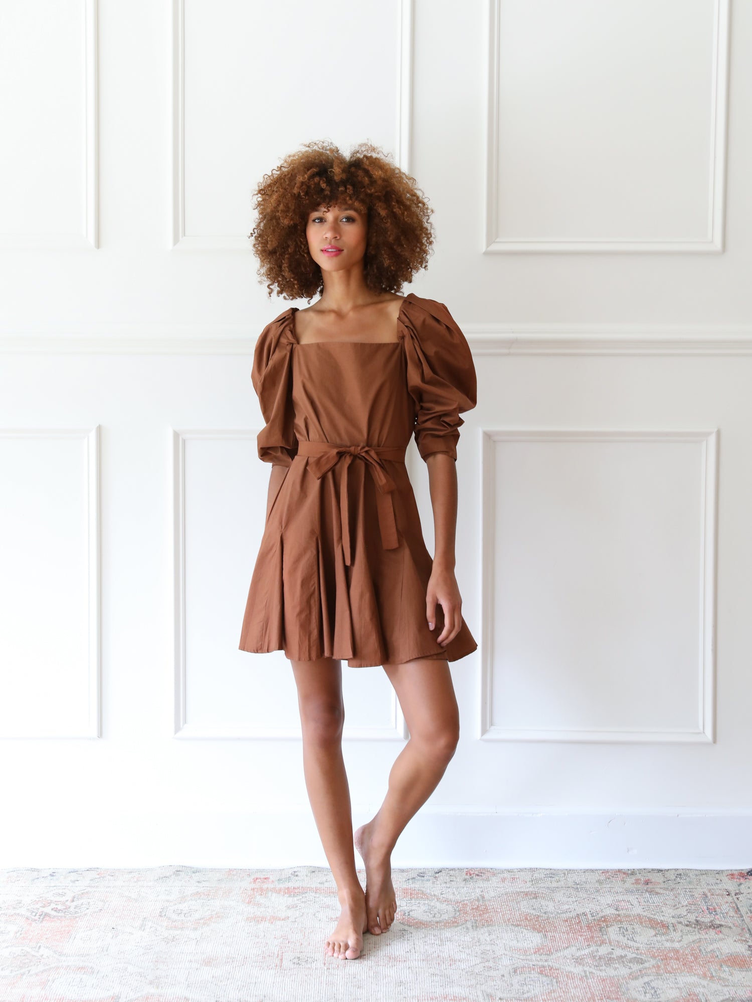 Anais Dress in Clay