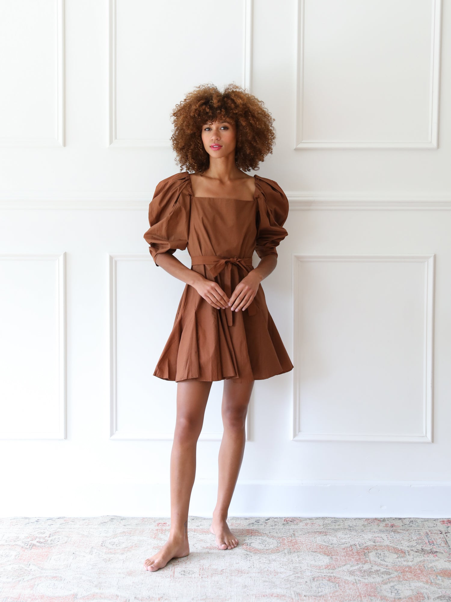 Anais Dress in Clay