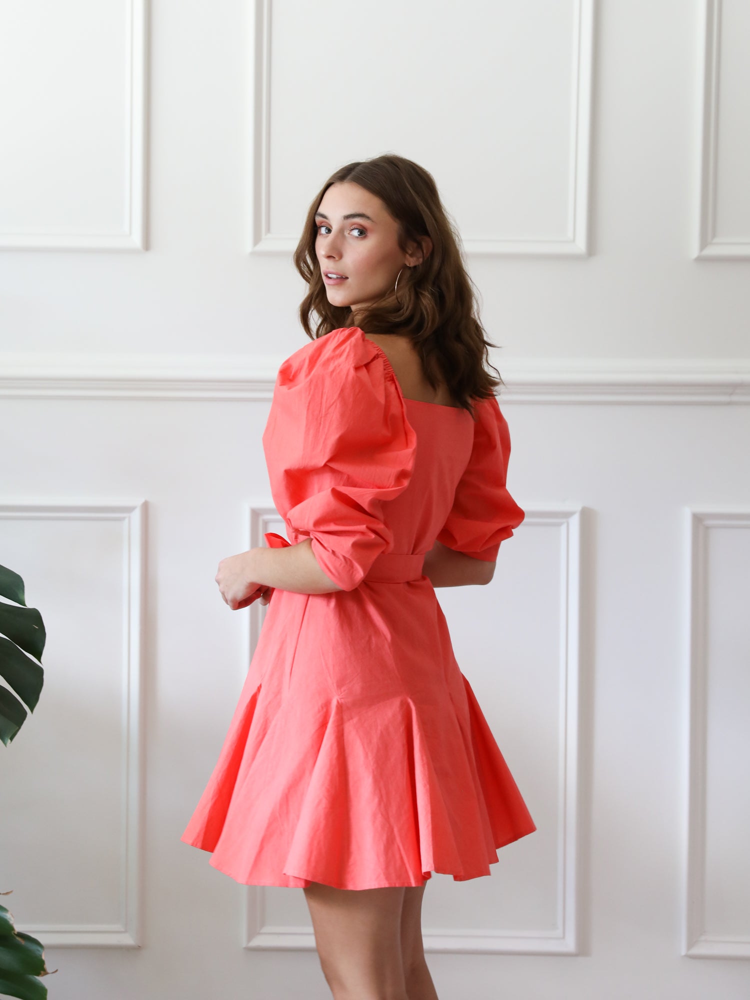 Anais Dress in Melon