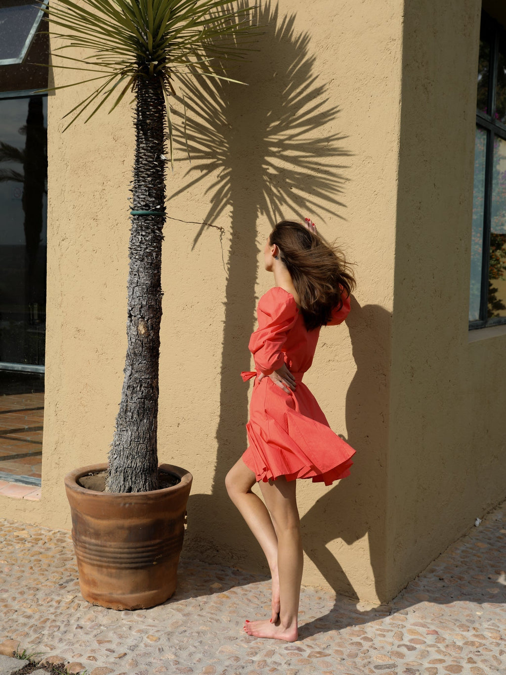 Anais Dress in Melon
