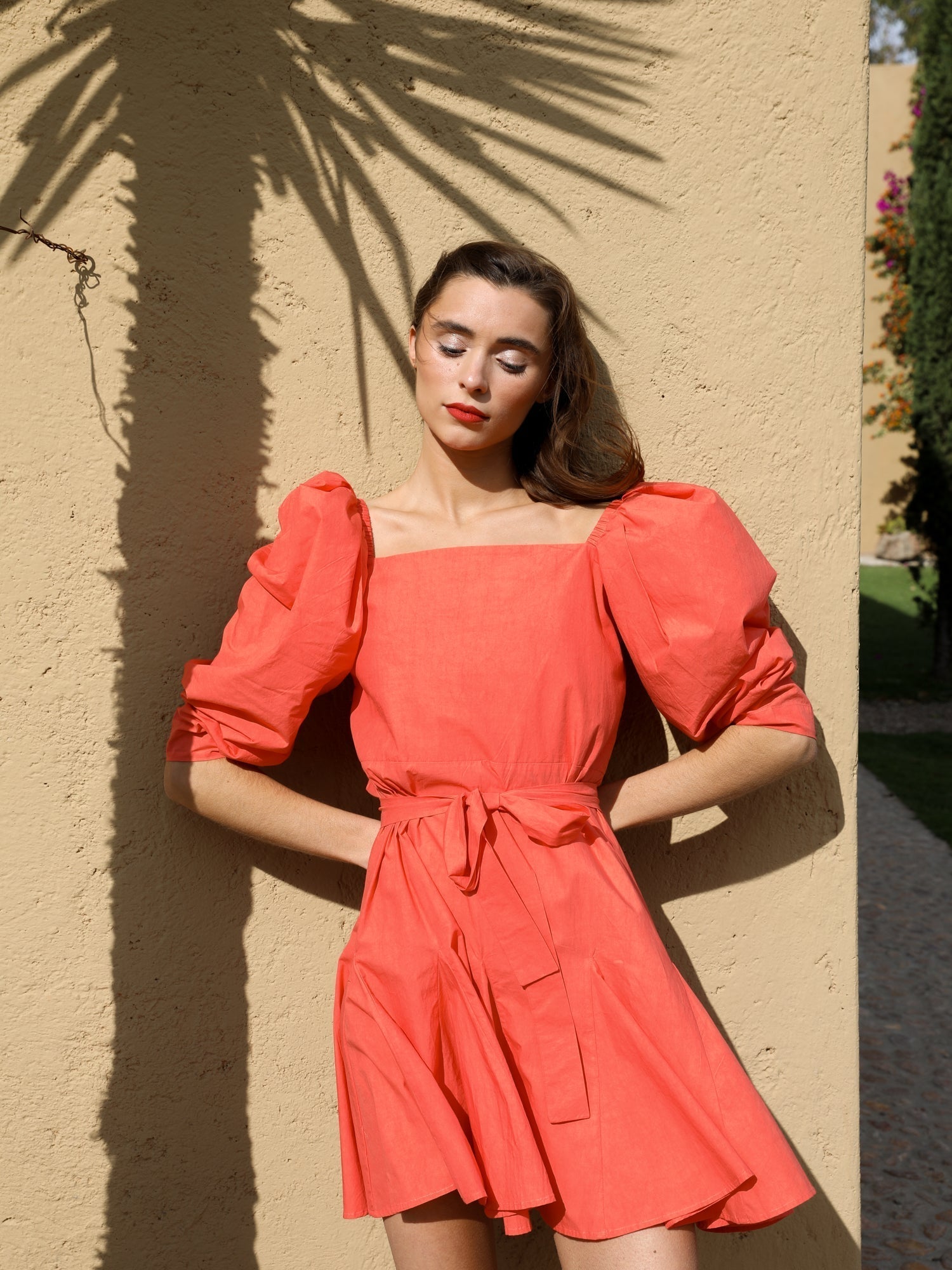 Anais Dress in Melon