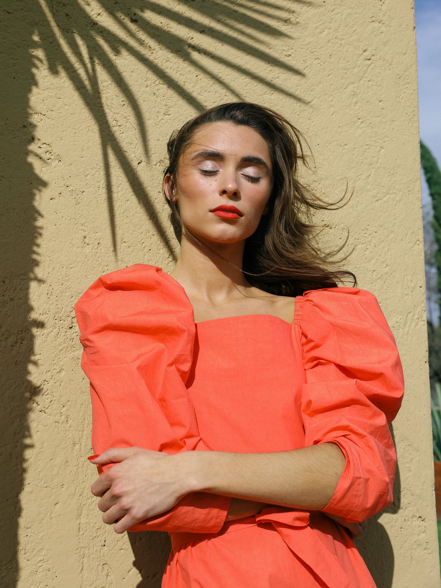 Anais Dress in Melon