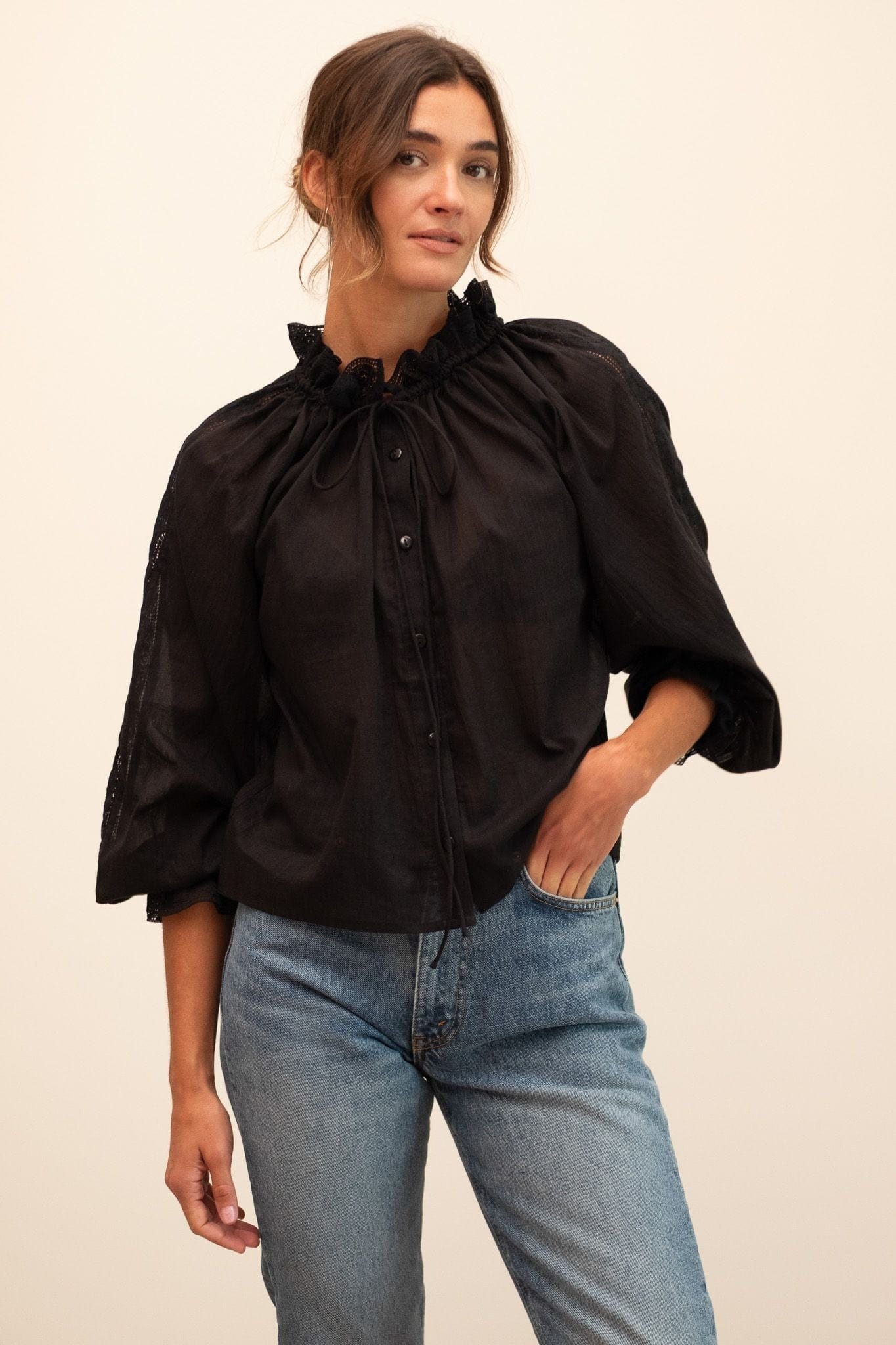 Annette Top in Black