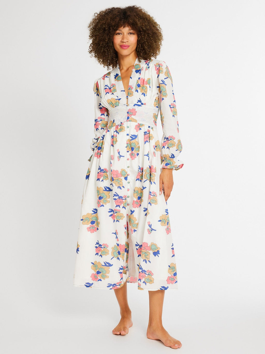 Anya Dress in Persian Rose
