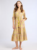 Astrid Dress in Citron Floral