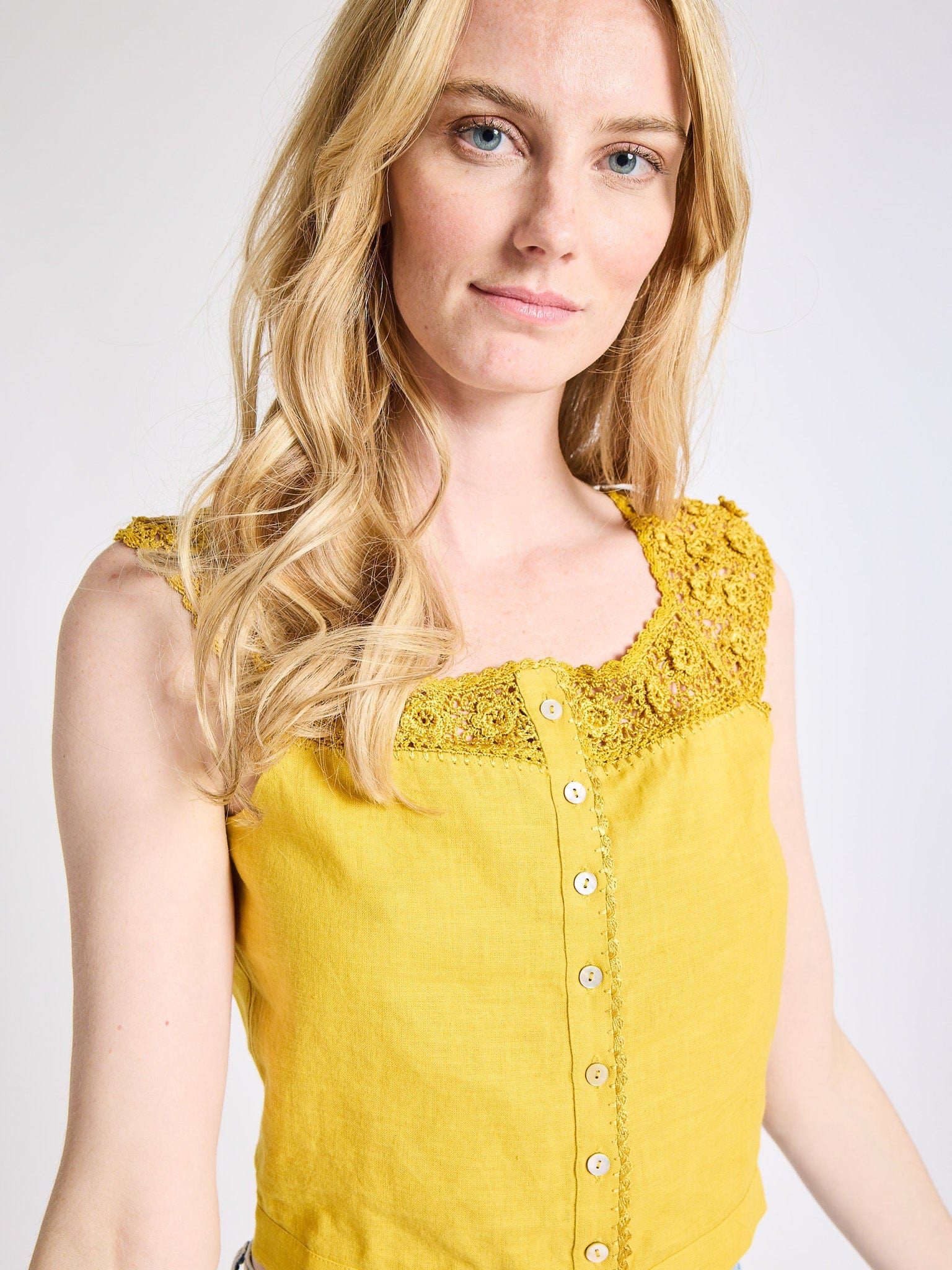 Catherine Top in Marigold