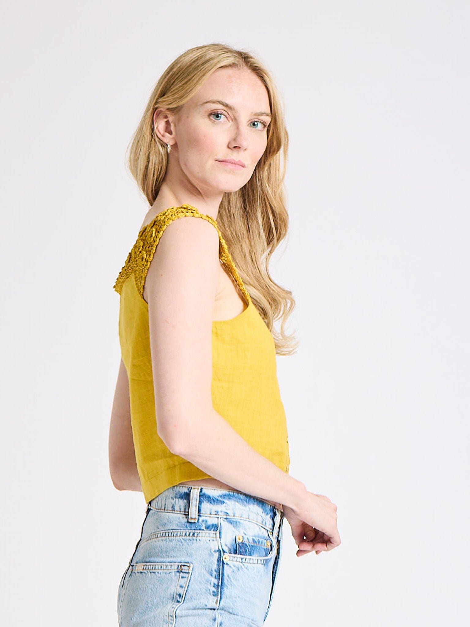 Catherine Top in Marigold