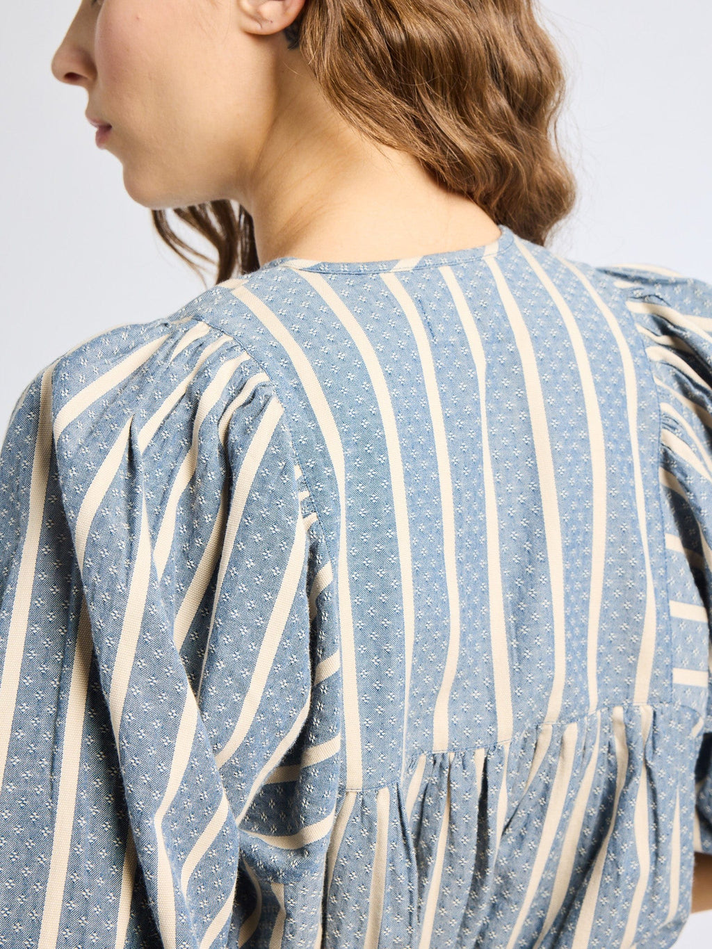 Charlie Top in Chambray Stripe