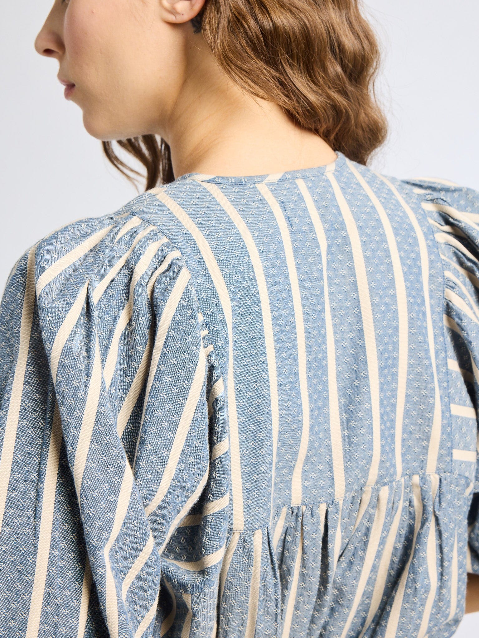 Charlie Top in Chambray Stripe