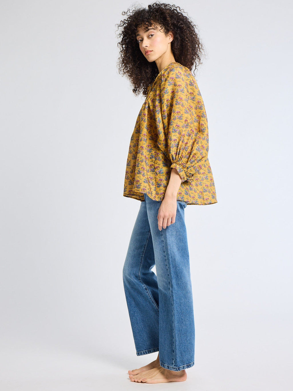 Charlie Top in Rattan Floral