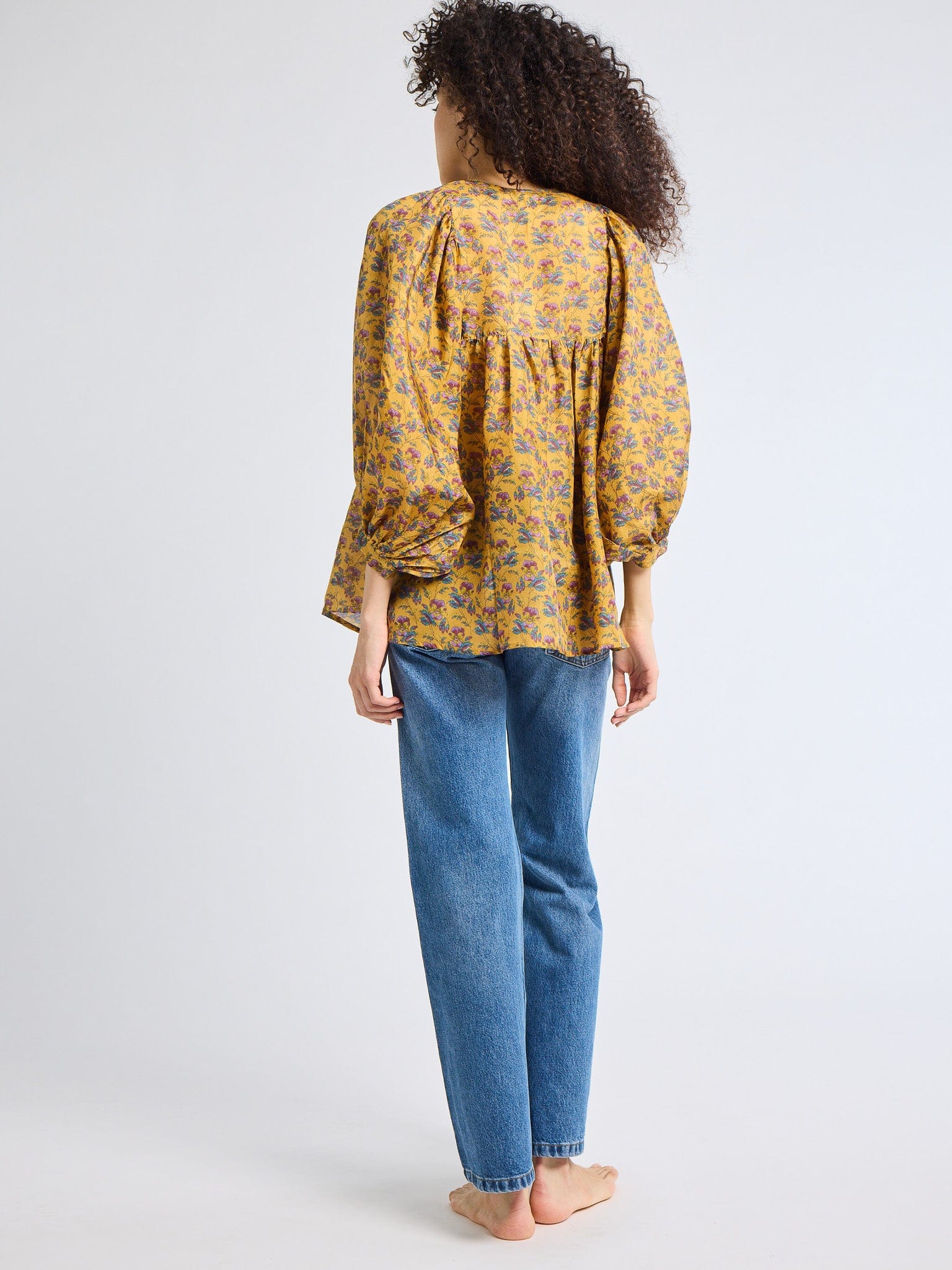 Charlie Top in Rattan Floral