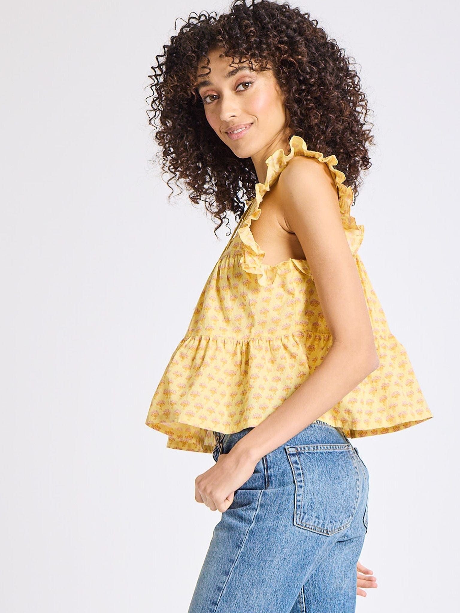 Chelsea Top in Buttercup