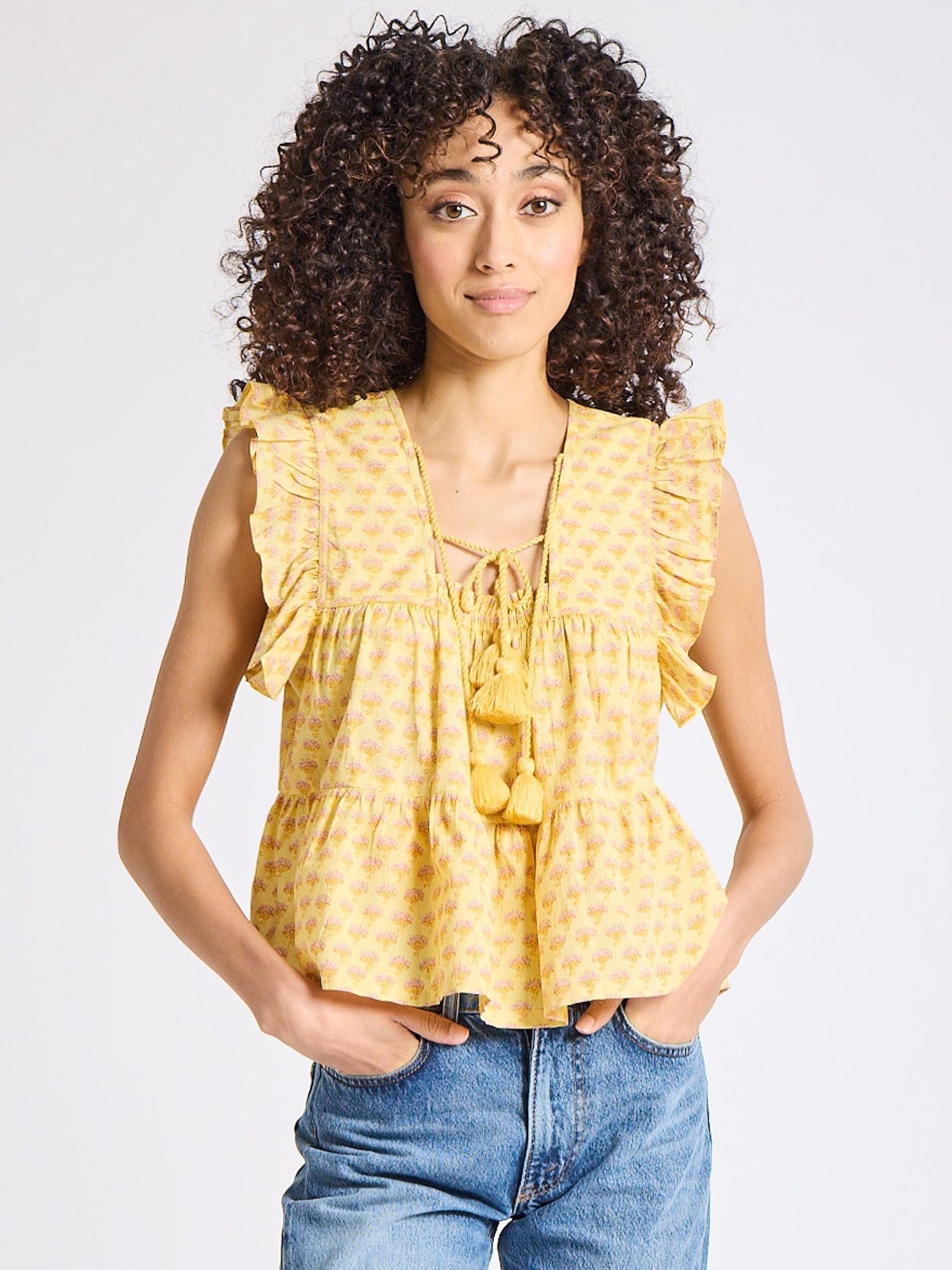 Chelsea Top in Buttercup
