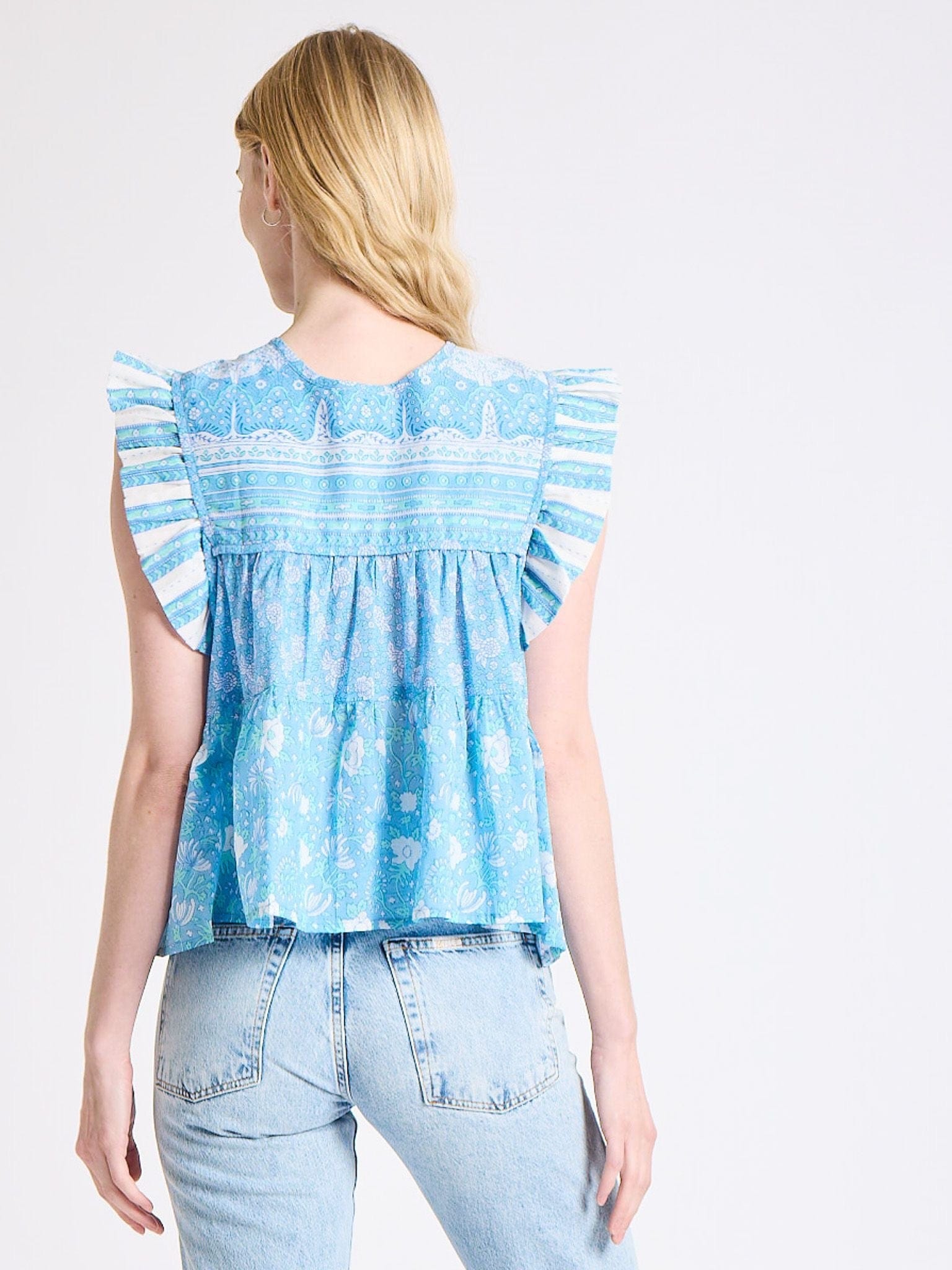 Chelsea Top in Charleston Floral