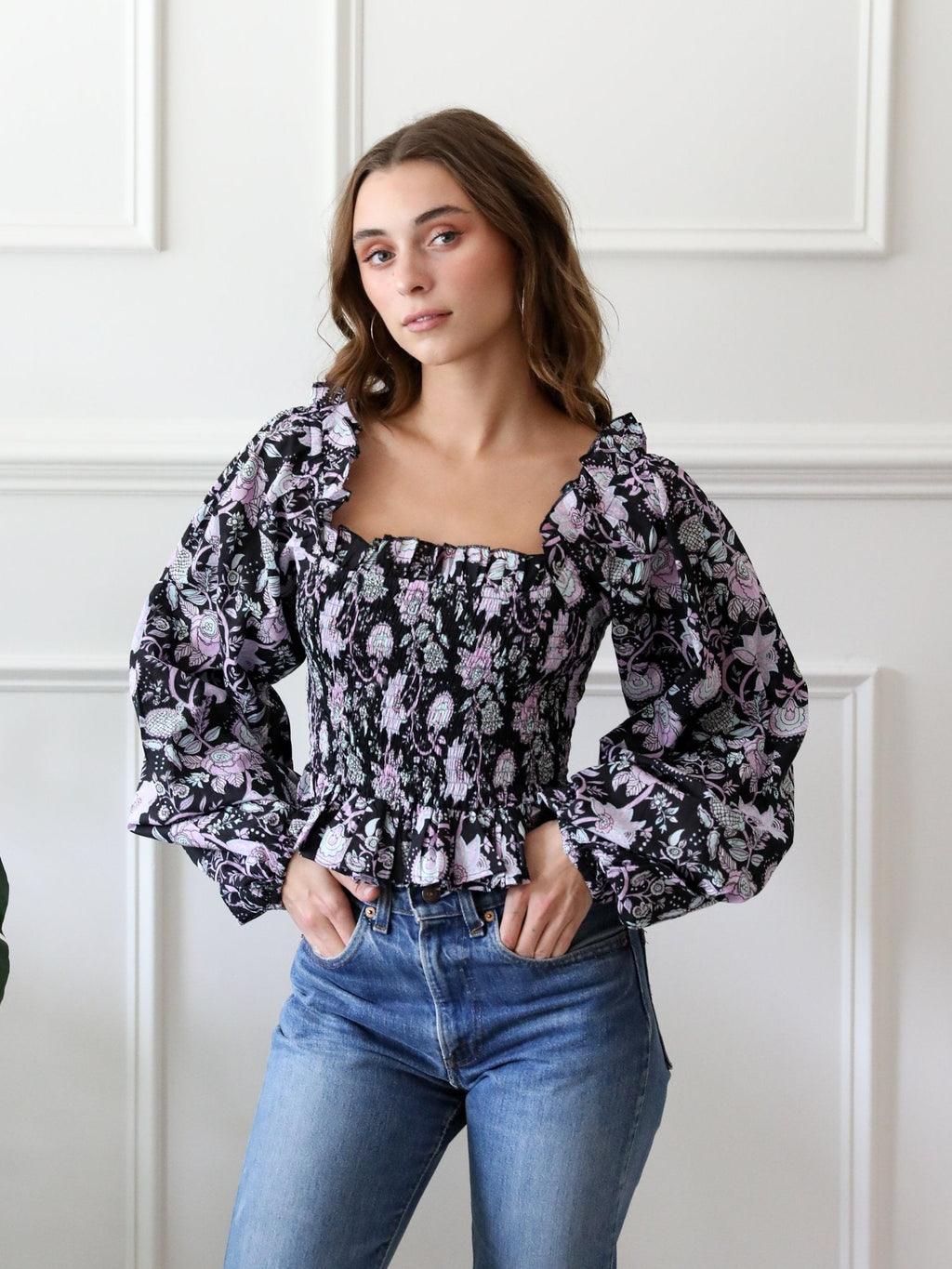 Circe Top in Tropical Night
