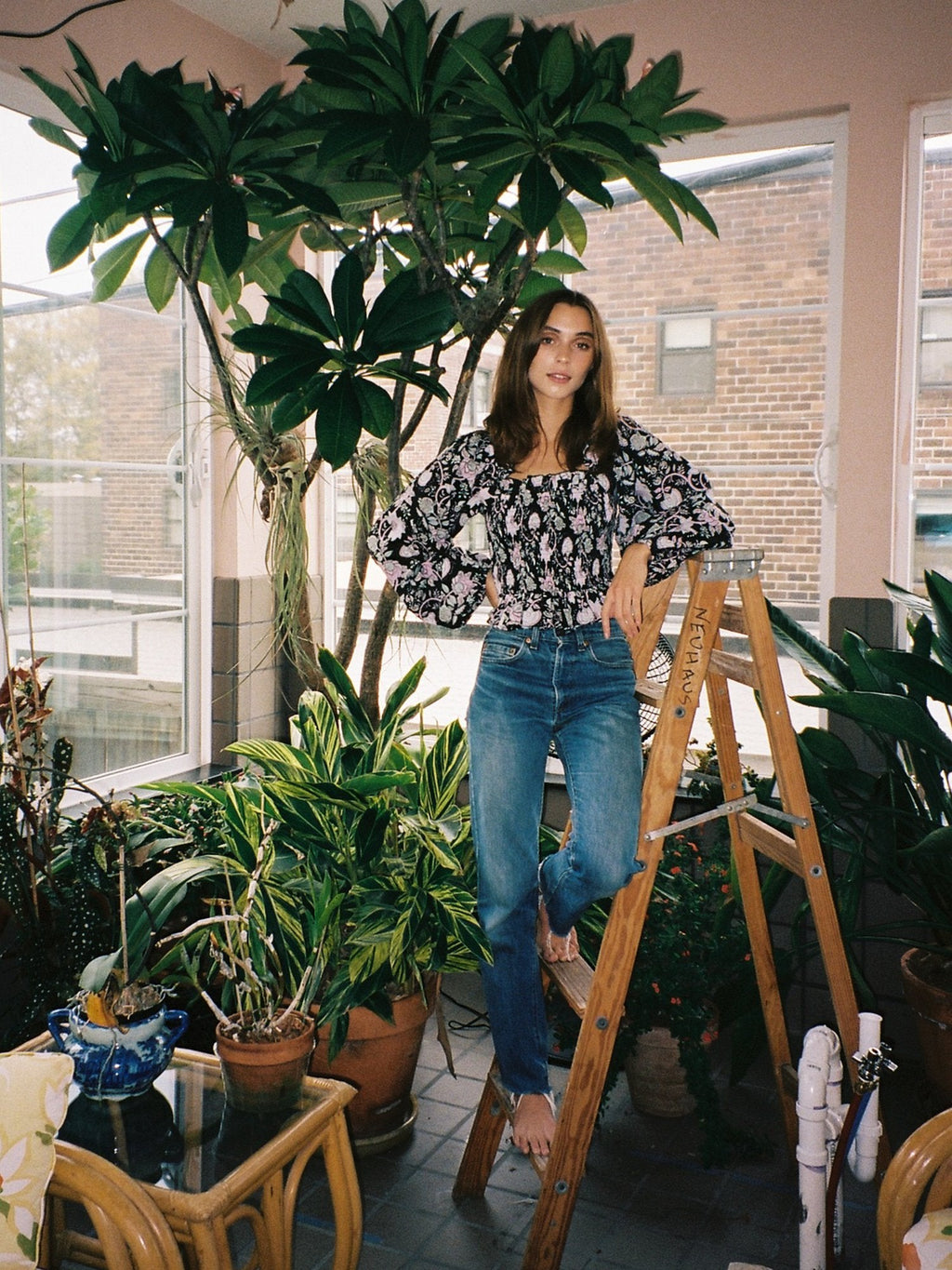 Circe Top in Tropical Night