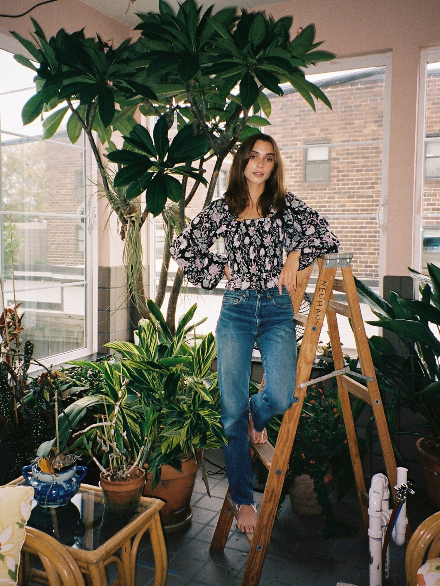 Circe Top in Tropical Night