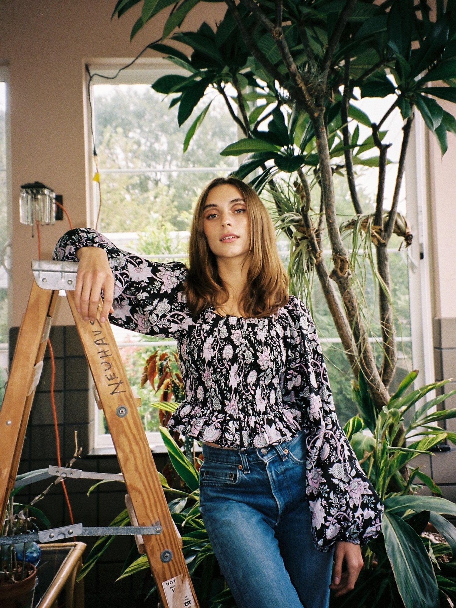 Circe Top in Tropical Night
