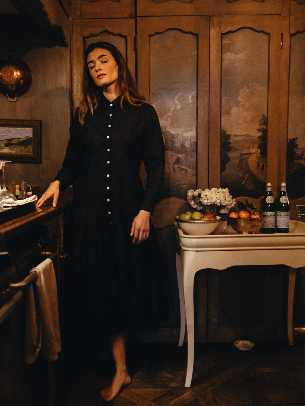 Clare Dress in Black