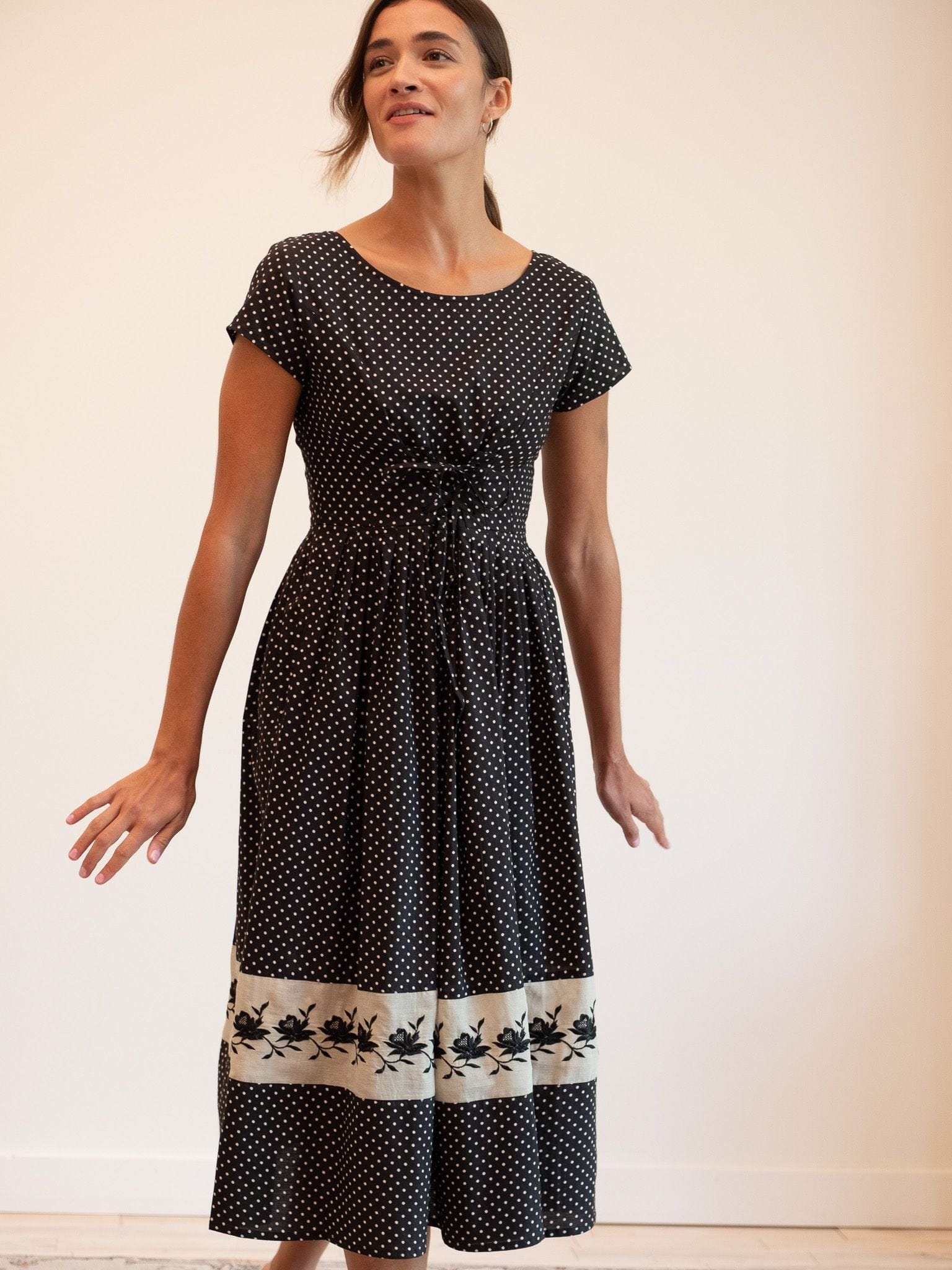 Clementine Dress in Polka Dot