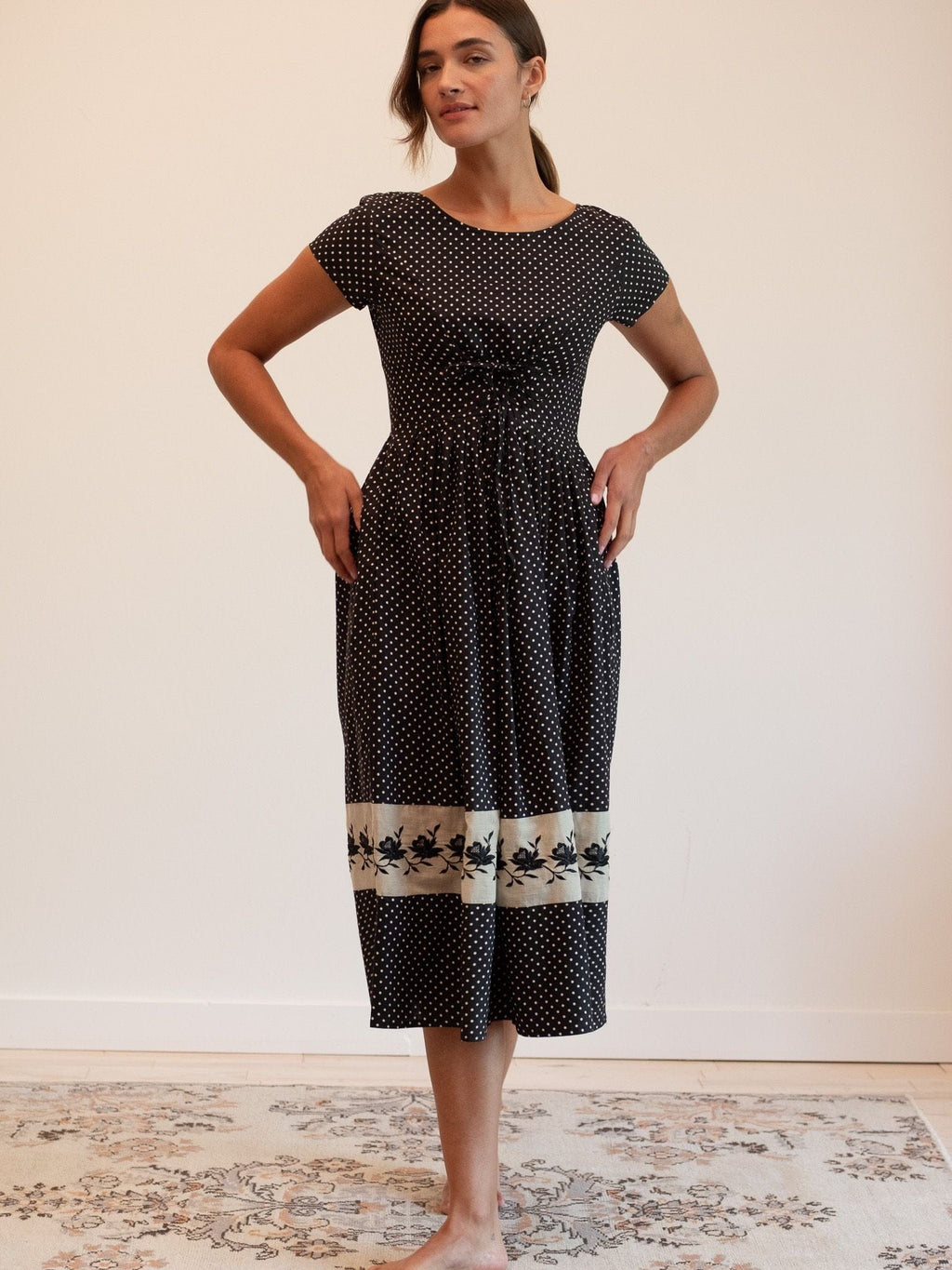 Clementine Dress in Polka Dot