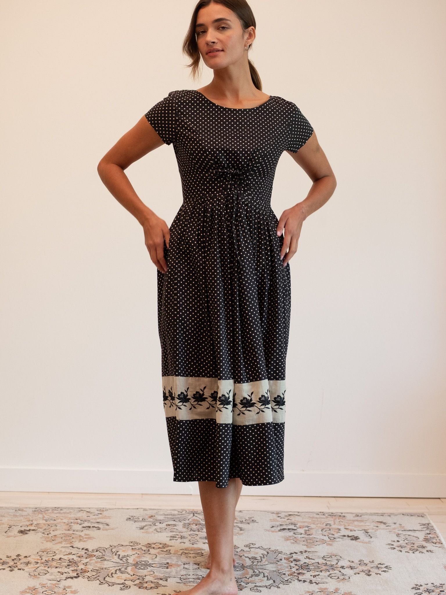 Clementine Dress in Polka Dot