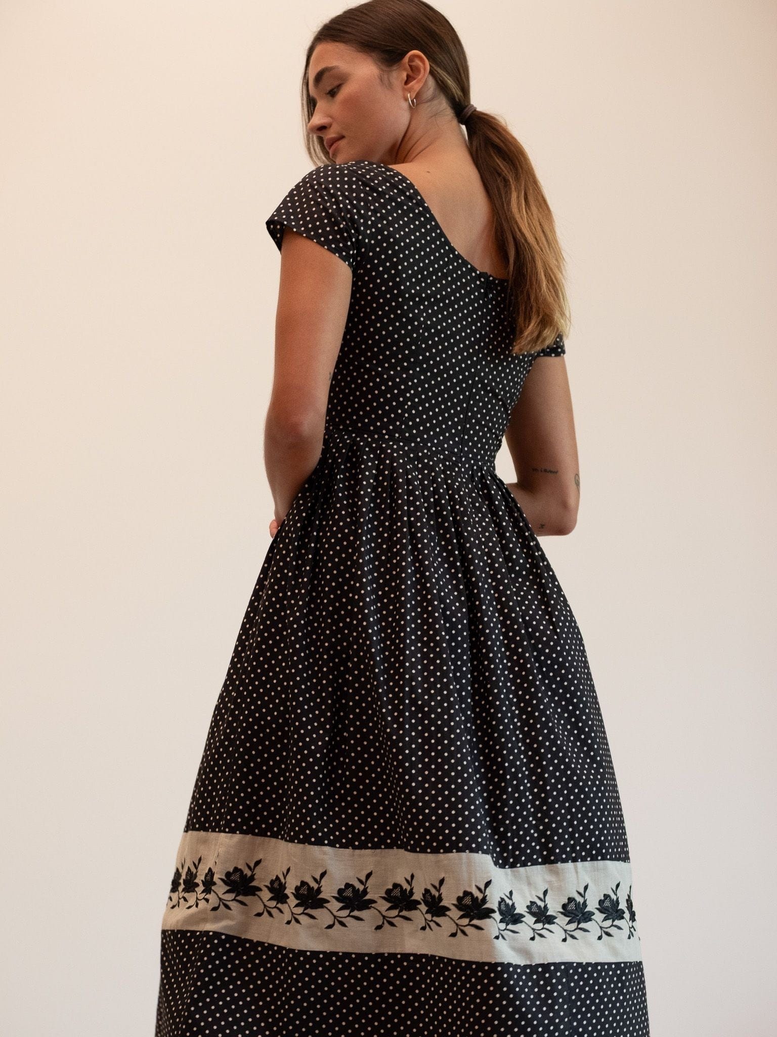 Clementine Dress in Polka Dot
