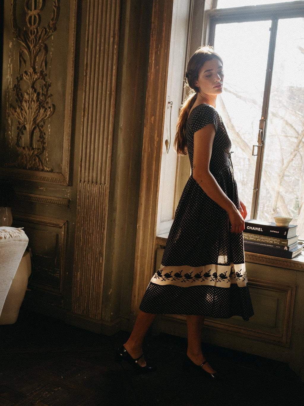 Clementine Dress in Polka Dot