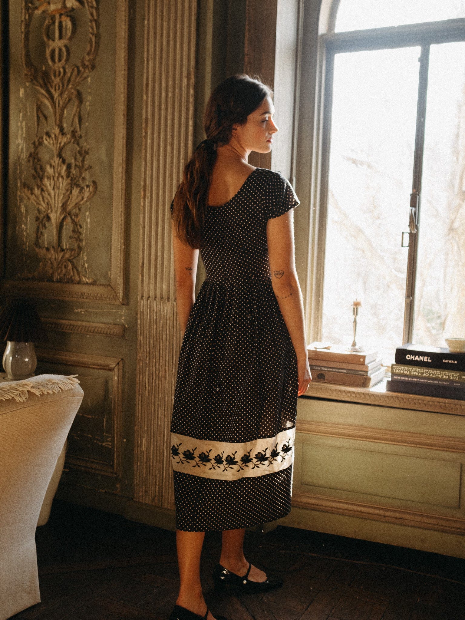 Clementine Dress in Polka Dot