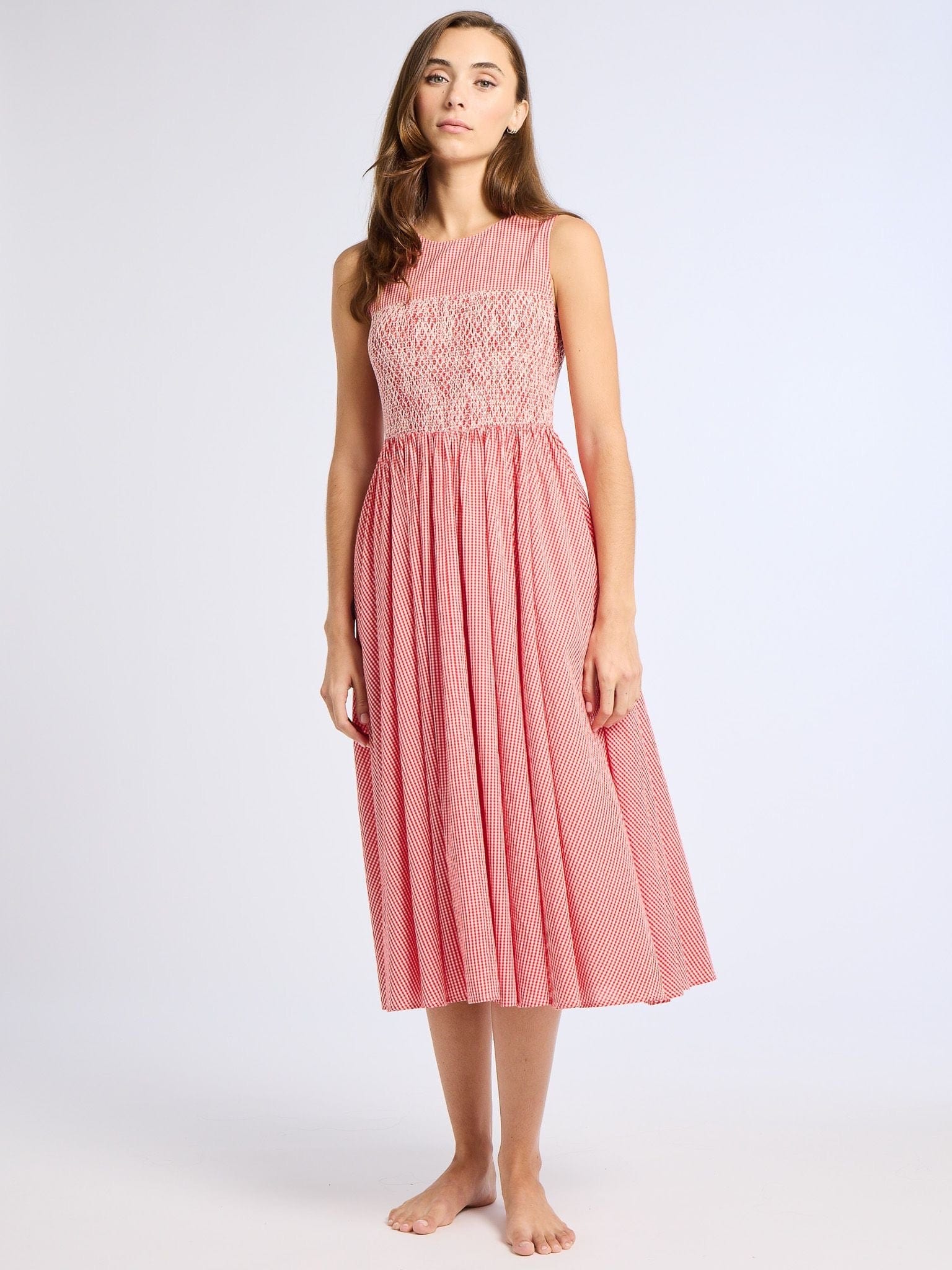 Coco Dress in Red Gingham