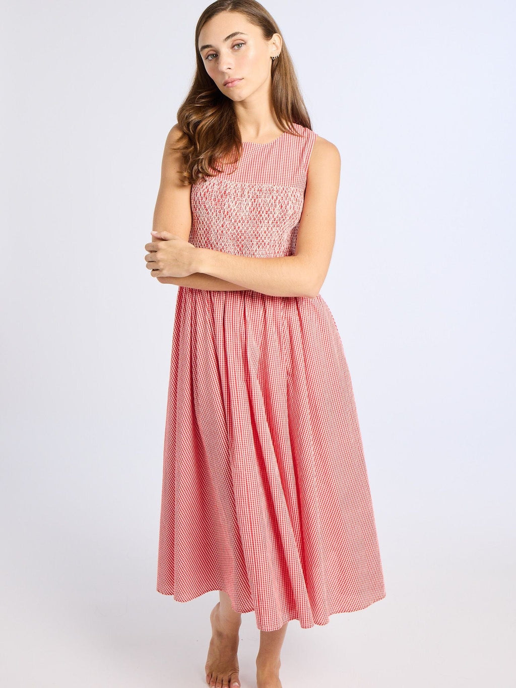 Coco Dress in Red Gingham