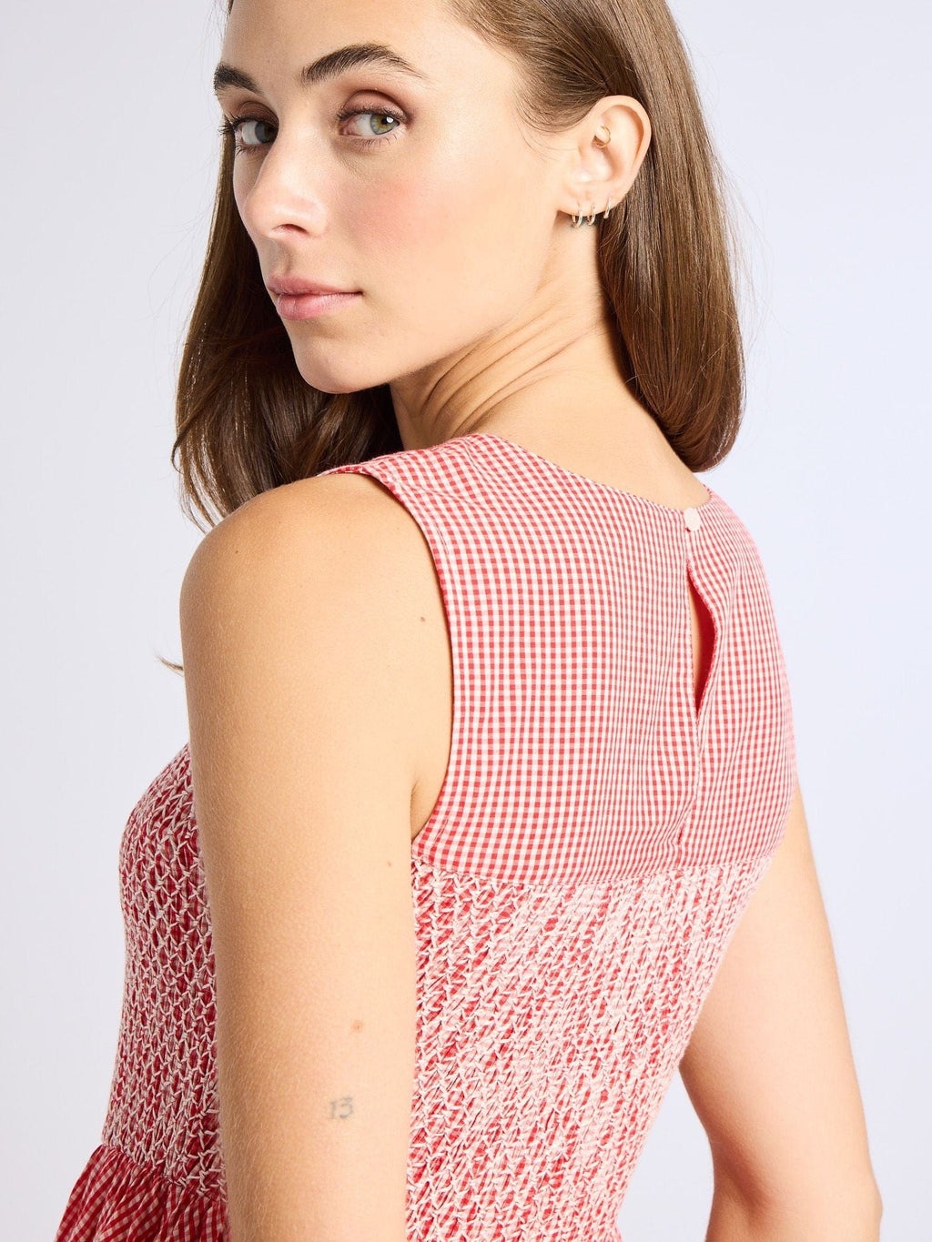 Coco Dress in Red Gingham