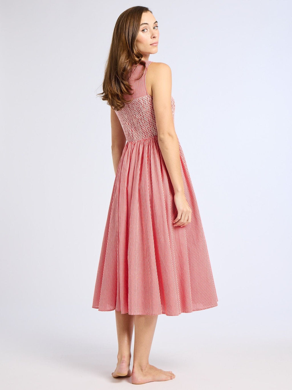 Coco Dress in Red Gingham