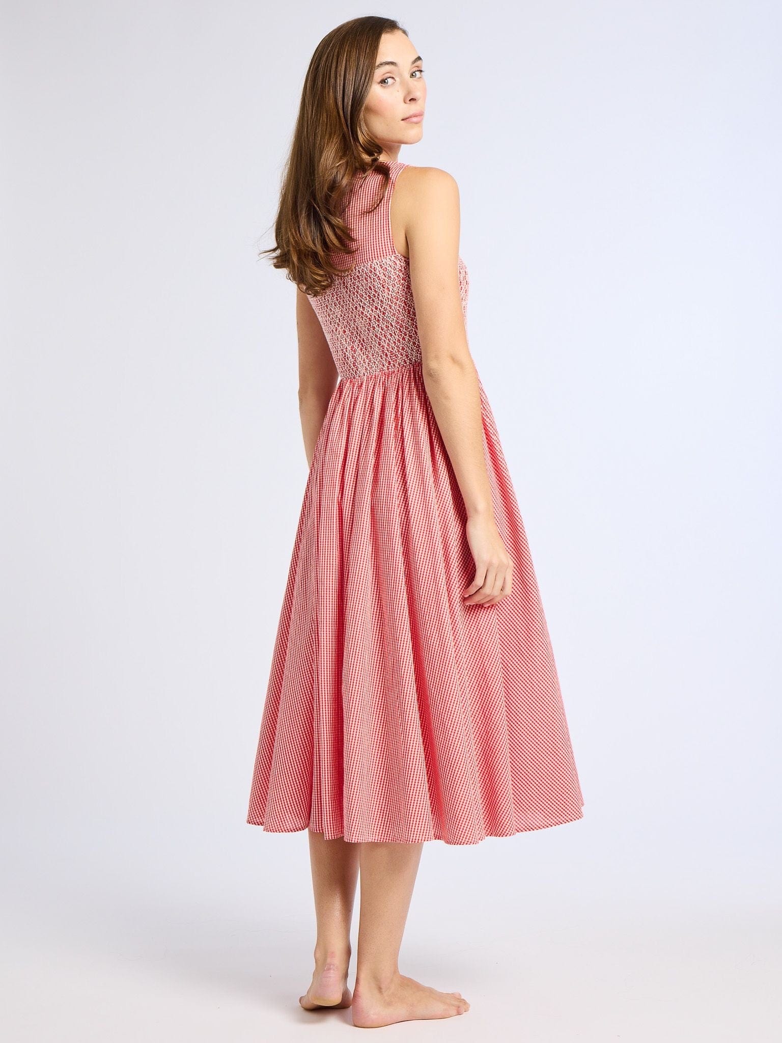 Coco Dress in Red Gingham