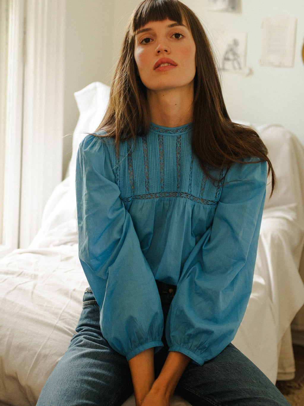 Constance Top in Cendre Blue