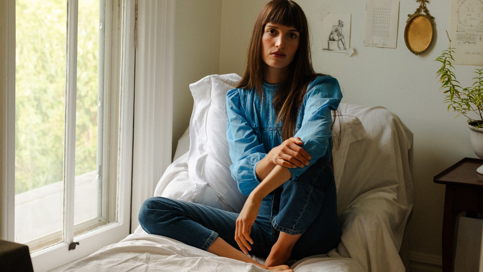 Constance Top in Cendre Blue