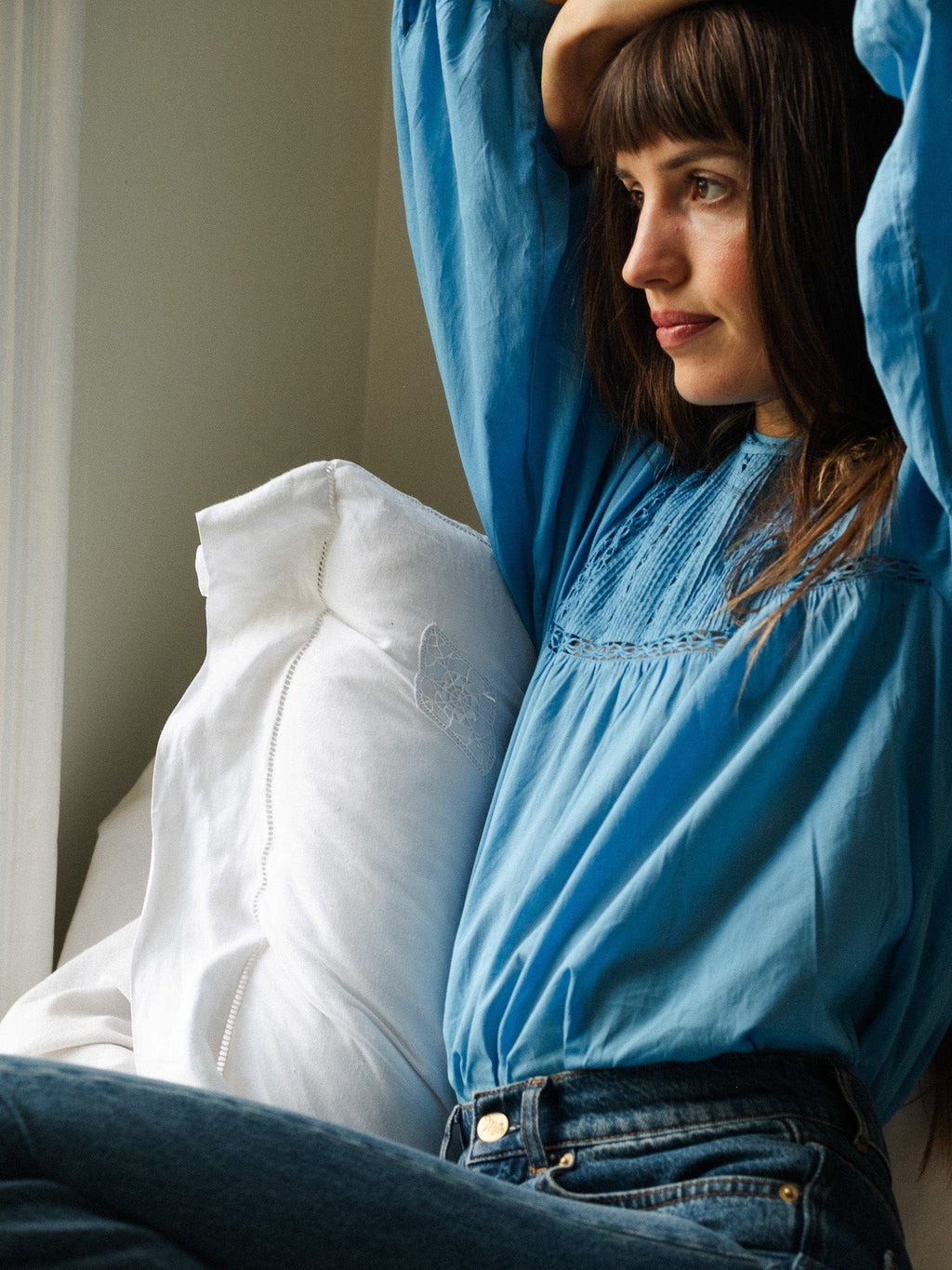 Constance Top in Cendre Blue